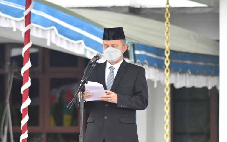 Bupati Gunung Mas Pimpin Upacara Hari Sumpah Pemuda