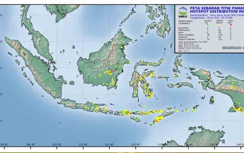 Titik Panas di Kotim Terdeteksi Hanya 1 di Sini...