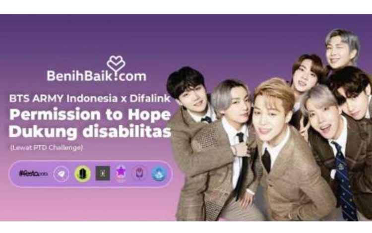 BTS Inspirasi ARMY Indonesia Galang Dana untuk Berdayakan Difabel