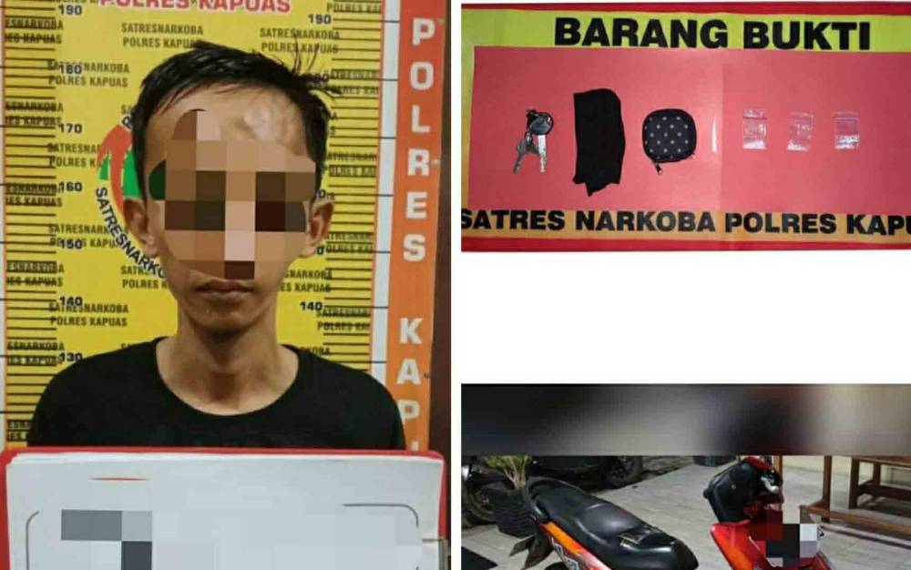 Tertangkap Tangan Simpan Sabu, Pemuda Ini Ditangkap Polisi