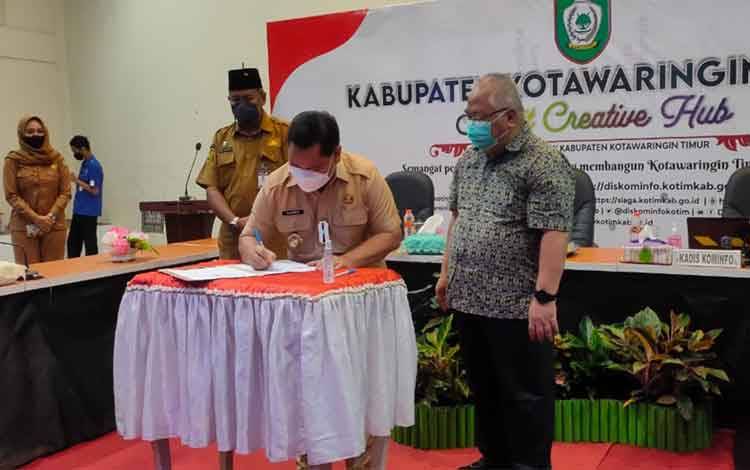 Pemkab Kotim Teken MoU dengan Perguruan Tinggi Menuju Smart City
