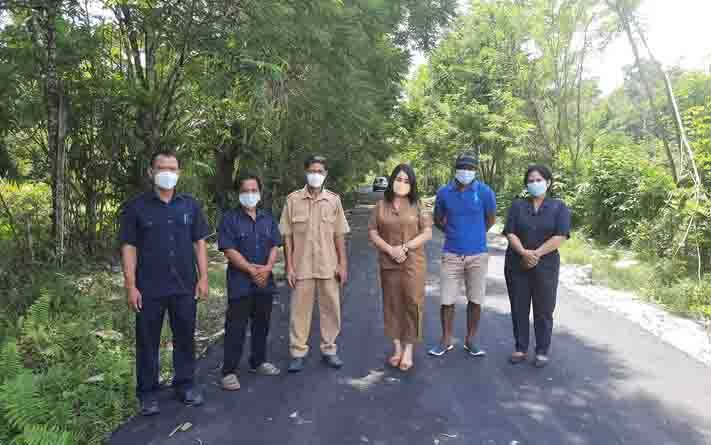 Pemerintah Desa Tanjung Riu Gunakan DD 2021 untuk Pembangunan Jalan