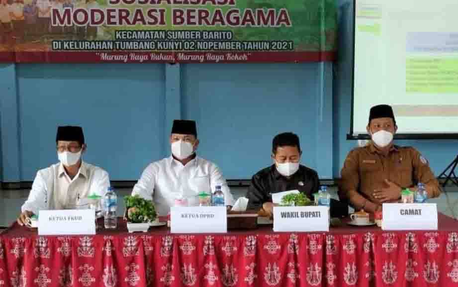 Wakil Bupati Murung Raya Bersama FKUB Gelar Sosialisasi Moderasi Beragama