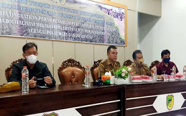 Dinas Pertanian Barito Utara Gelar Temu Teknis Penyuluh Pertanian