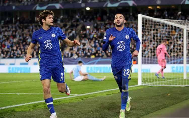 Gol Tunggal Hakim Ziyech Bawa Chelsea Kalahkan Malmo