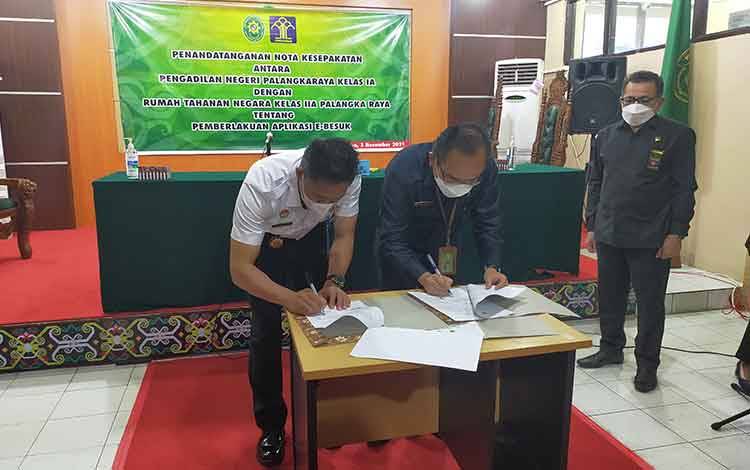 PN Palangka Raya Kerja Sama dengan Rutan Terkait Aplikasi E-Besuk