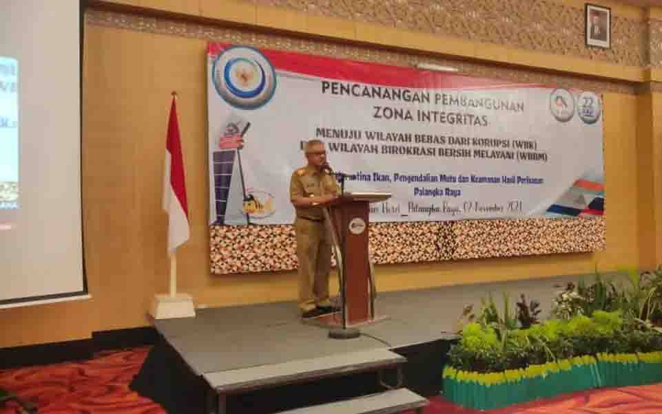 Pemprov Sambut Baik Pencanangan Zona Integritas Menuju WBK SKIPM Palangka Raya
