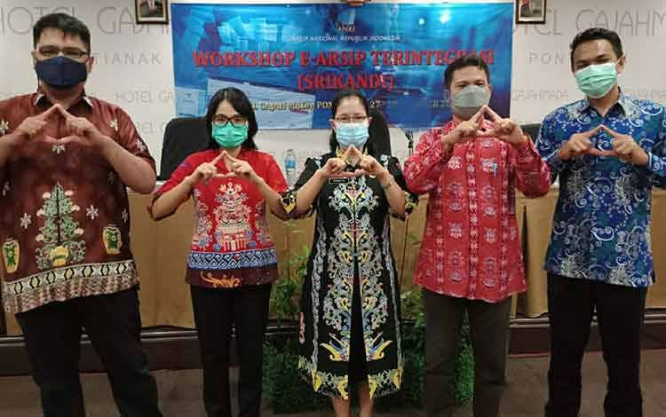 Kepala Disarpustaka Kapuas Ikuti Workshop E-Arsip Terintegrasi, Ini Tujuannya