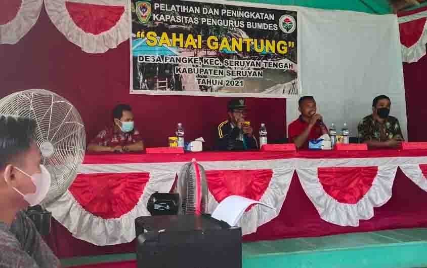 Pemdes Pangke Gelar Pelatihan Peningkatan Kafasitas Pengurus BUMDes