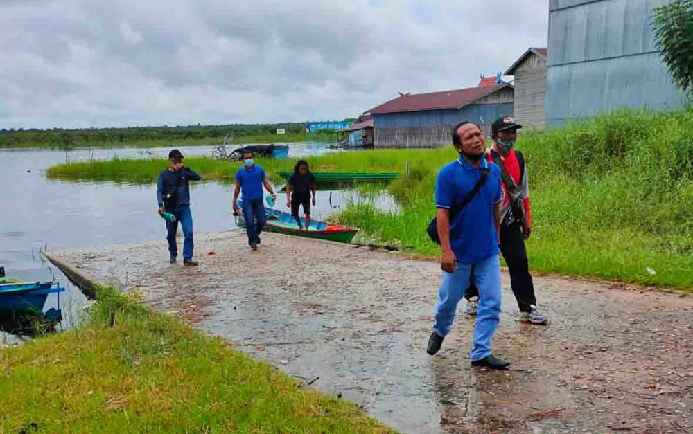 Rombongan Diskusi Karhutla Tenggelam di DAS Sebangau
