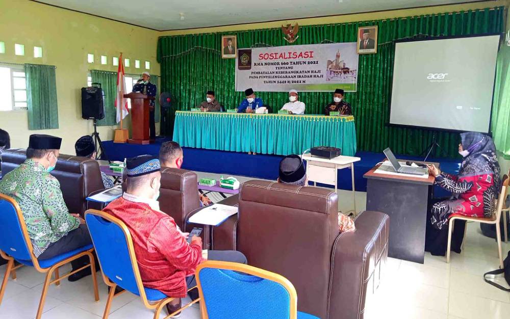 Kemenag Barito Timur Sosialisasi Pembatalan Haji Tahun 2021