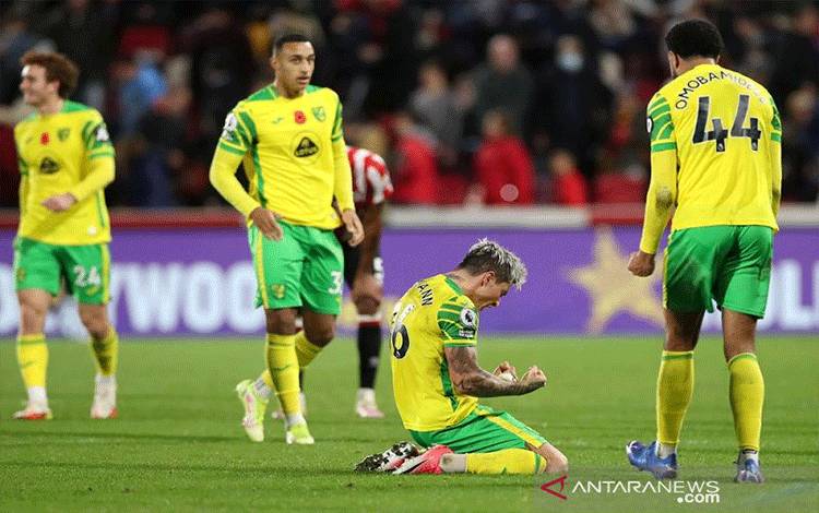 Norwich Akhirnya Rasakan Kemenangan, Palace Tajamkan Rekor Kandang