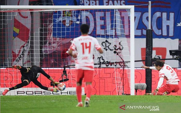 Leipzig Menangi Laga Sengit Lawan Dortmund