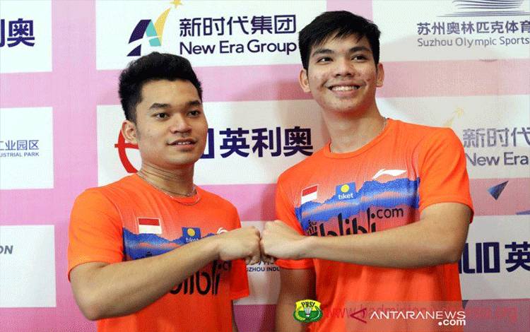 Timnas Bulu Tangkis Indonesia Pastikan Gelar Ganda Putra Hylo Open