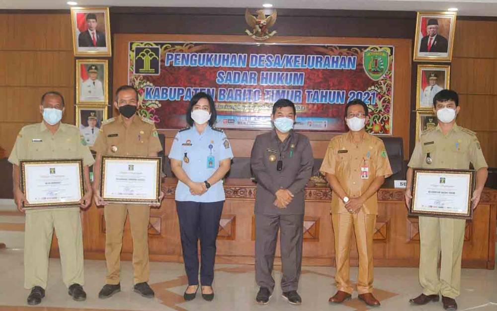 Bupati Barito Timur Berharap Lebih Banyak Lagi Desa Sadar Hukum