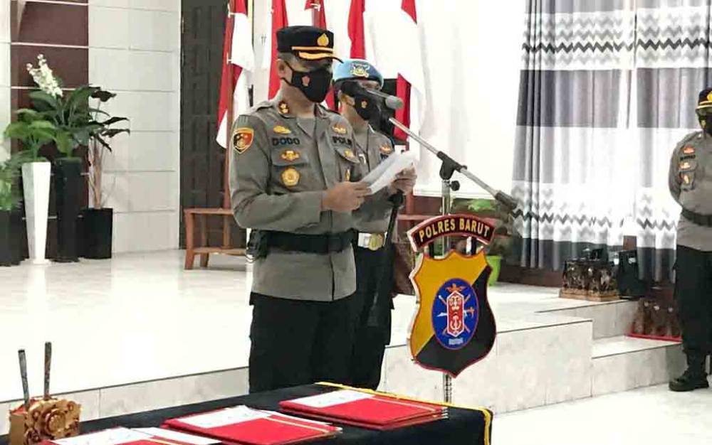 Kasat Intelkam dan 3 Kapolsek di Polres Barito Utara Berganti