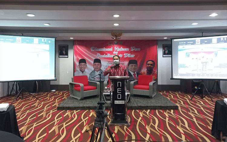 PWI Kalteng Gelar Desiminasi Hukum Pers