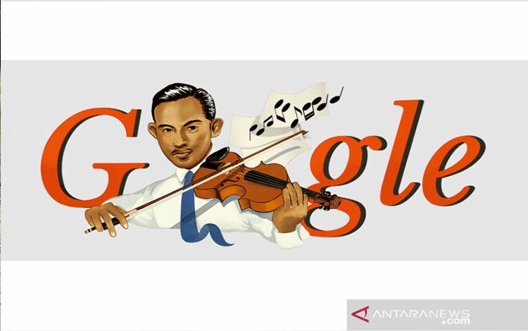 Google Doodle Tampilkan Ismail Marzuki di Hari Pahlawan