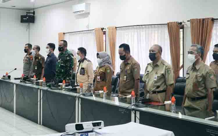 Pabung Kodim Muara Teweh Ajak Pimpinan Parpol Kerja Sama dengan Pemerintah Tanggulangi Penyebaran Covid-19