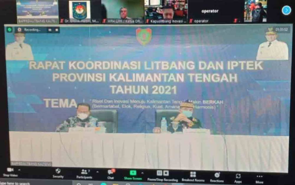 Nuryakin: Rakor Litbang dan Iptek Penting untuk Bahas Isu Strategis