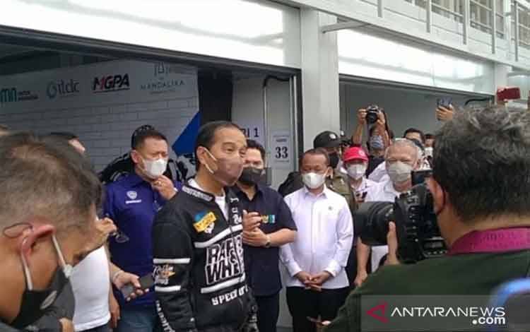 Presiden Joko Widodo Meresmikan Sirkuit Mandalika Lombok