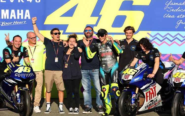 Rossi Menyesal Pensiun Setelah Akhir Pekan Spesial di Valencia