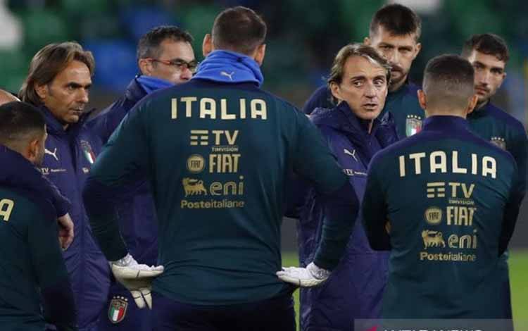 Mancini Minta Italia Kalahkan Rasa Cemas saat Hadapi Irlandia Utara