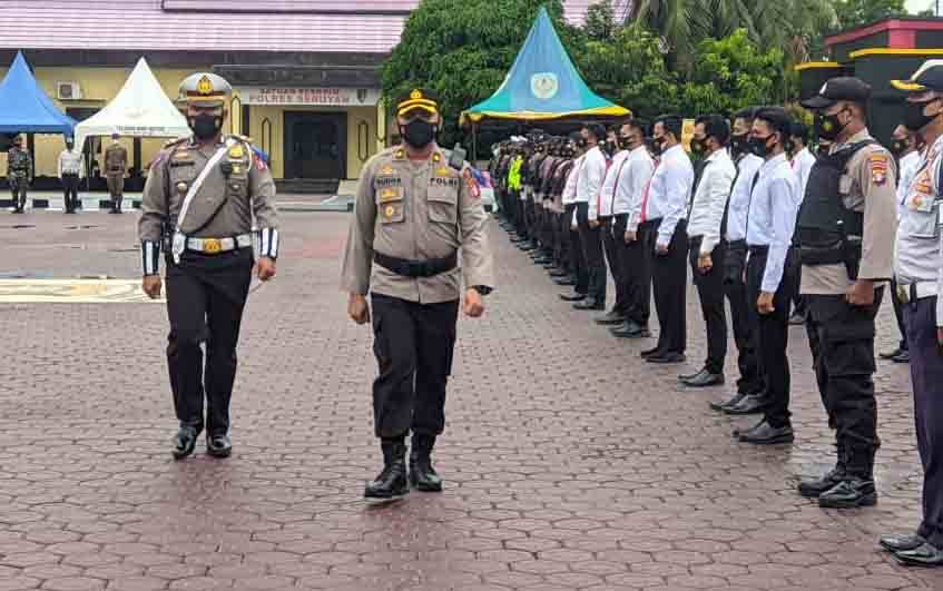 Polres Seruyan Apel Gelar Pasukan Operasi Zebra Telabang 2021