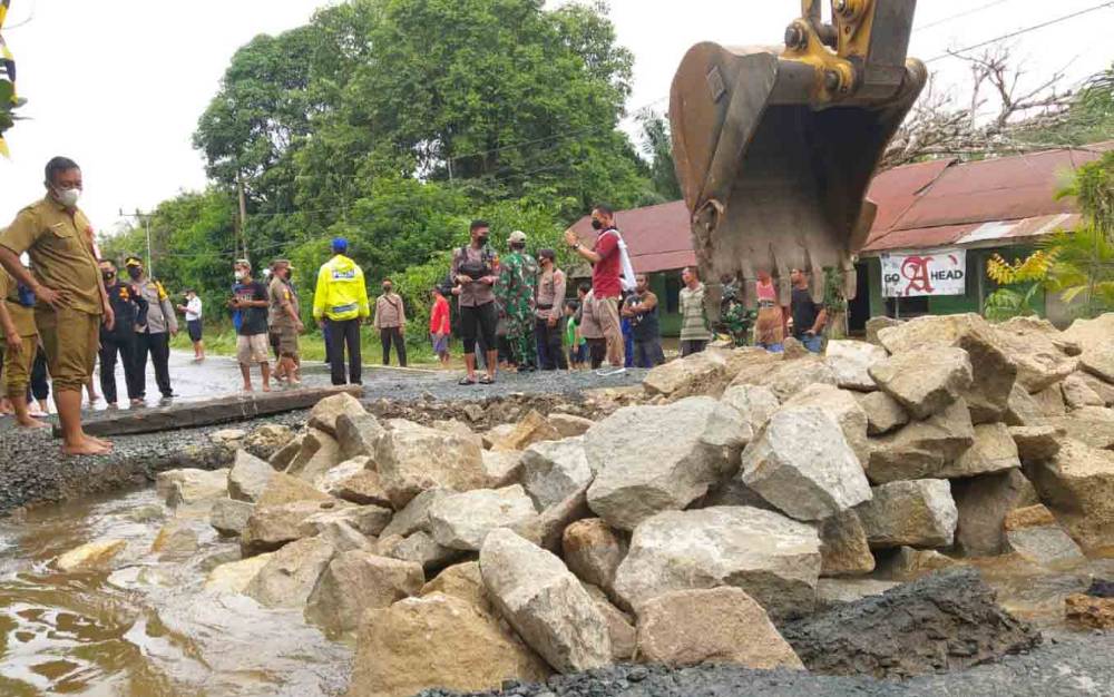 Jalan Trans Kalimantan Arah Kasongan - Kereng Pangi Kembali Dibuka