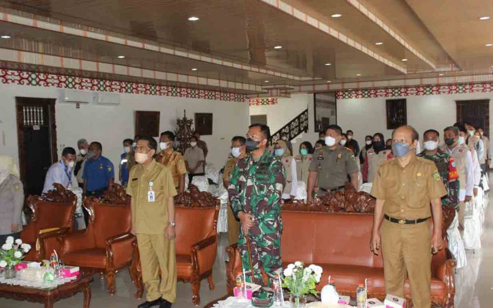 Dukung Pemerintah, Dandim Palangka Raya Hadiri Pelantikan FPRB