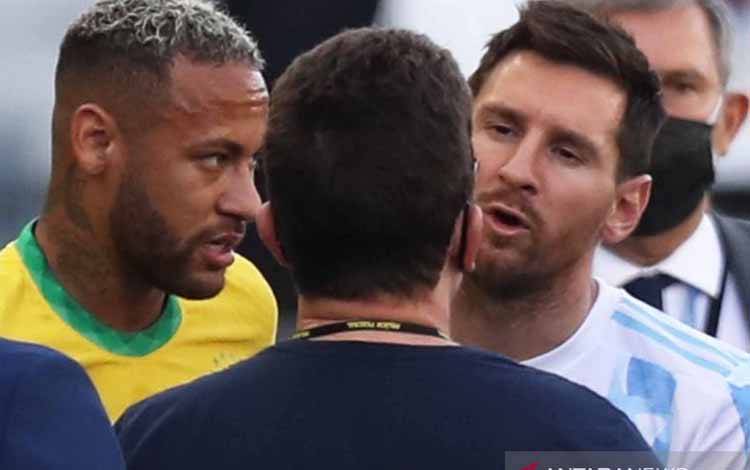 Messi Siap Diturunkan Melawan Brazil, Neymar Cedera