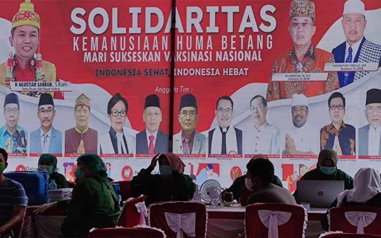 Solidaritas Kemanusiaan Gelar Vaksin Massal di Huma Betang MADN