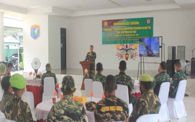 Kodim Palangka Raya Tingkatkan Pembinaan Keluarga Besar TNI