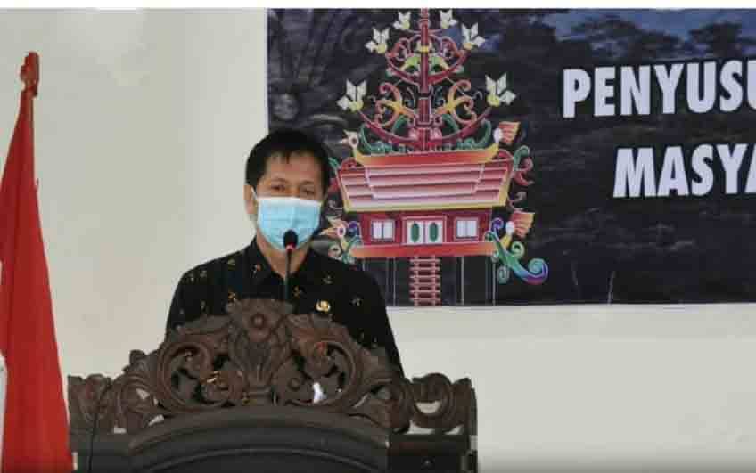 Begini Kata Sekda Barito Utara Terkait FGD Penyusunan Naskah Akademik dan Draf Raperda PPMHA