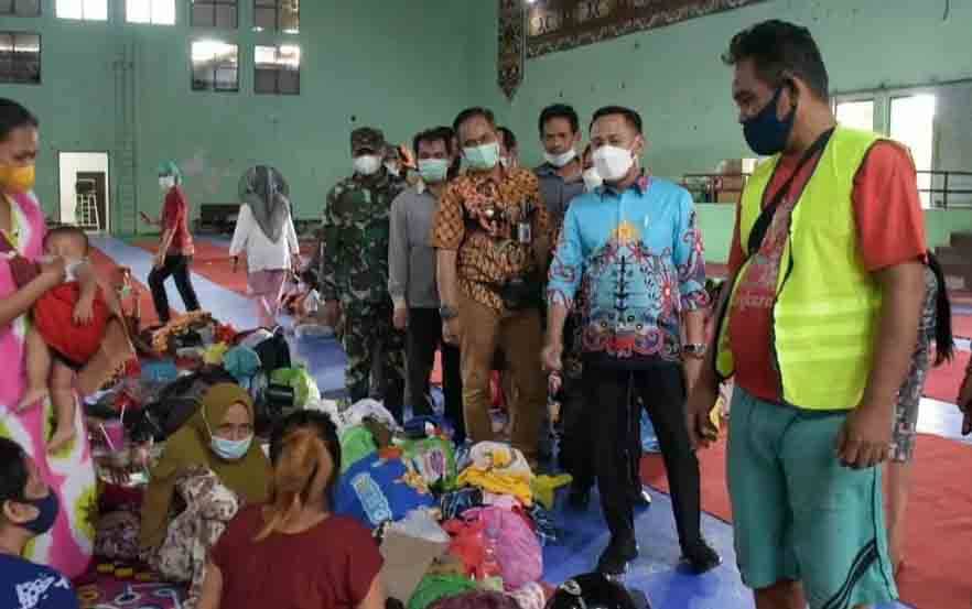 Dewan Harapkan Tempat Pengungsian Banjir Sesuai Standar Protokol Kesehatan