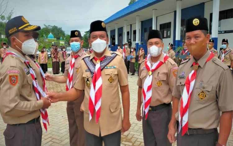 Ketua Kwarcab Kapuas: Pramuka Sebagai Duta Perubahan Perilaku Cegah Covid-19