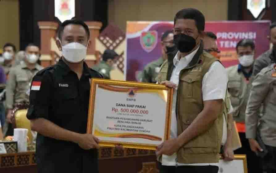 BNPB Bantu Rp 1,5 Miliar untuk Penanganan Banjir di Kalteng