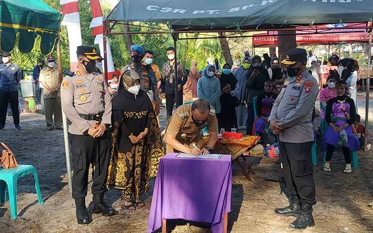 Bupati Seruyan Resmikan Jembatan Seribu Cemara