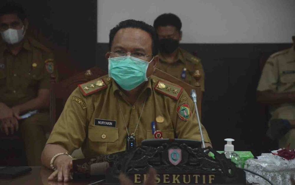 Ikuti Rapat RAPBD 2022, Pj Sekda Kalteng Ingatkan Optimalisasi Keuangan
