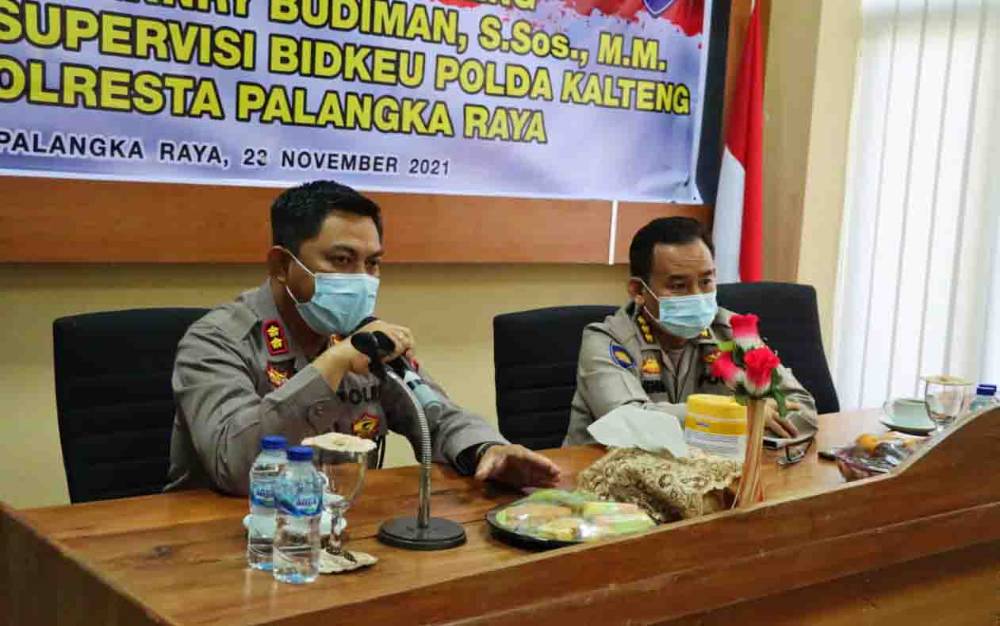 Polda Kalteng Lakukan Asistensi Fungsi Keuangan di Polresta Palangka Raya