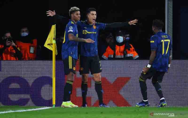 Tekuk Villarreal 2-0, Manchester United ke 16 Besar Liga Champions