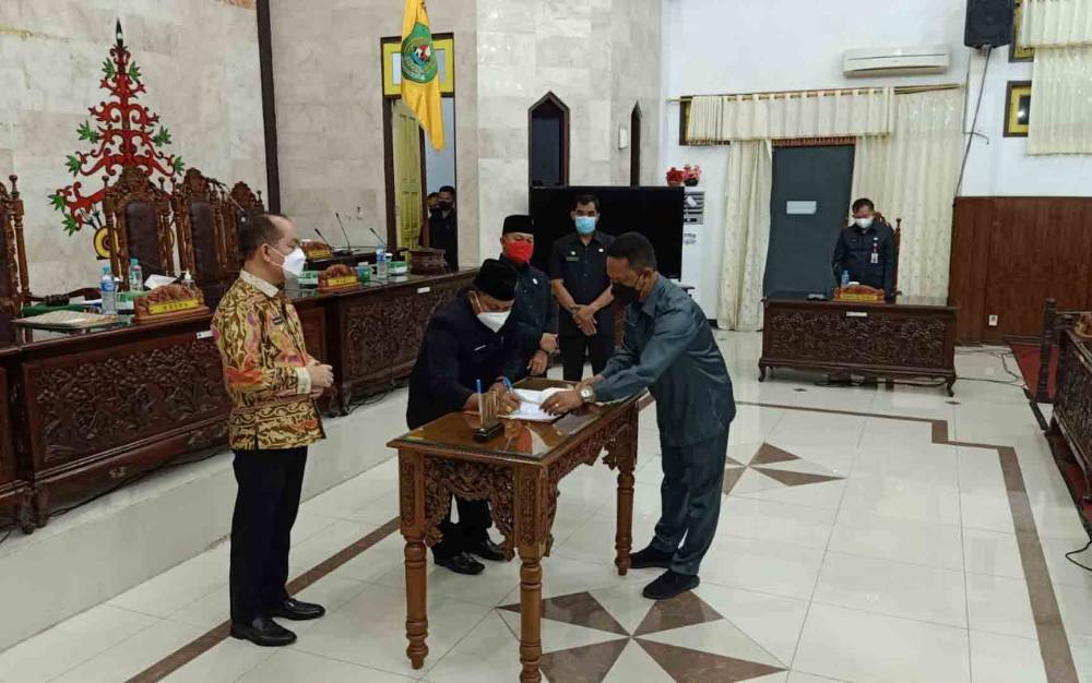 Paripurna DPRD Kapuas Sepakati APBD 2022