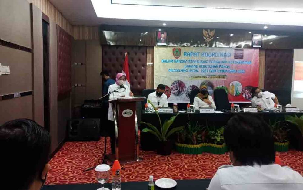 Disdagperin Kalteng Pastikan Stok Bapok Mencukupi untuk Natal dan Tahun Baru 2022