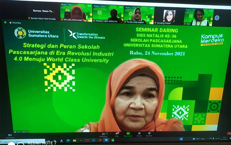 Dies Natalis ke-36, Sekolah Pascasarjana USU Gelar Seminar Daring