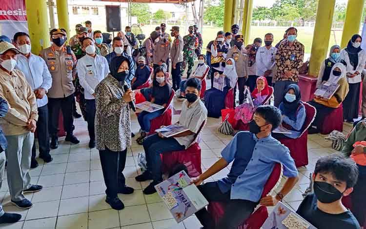 Kemensos RI Berikan Semangat kepada Puluhan Penyandang Disabilitas