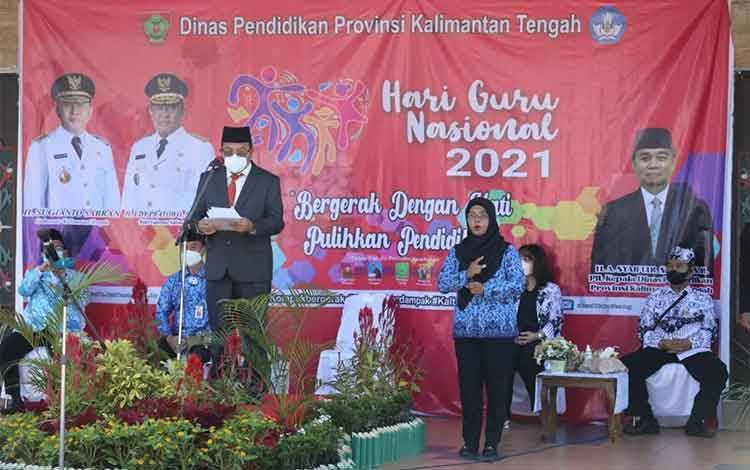 Pj Sekda Bangga Tehadap Perjuangan Guru di Tengah Pandemi Covid-19