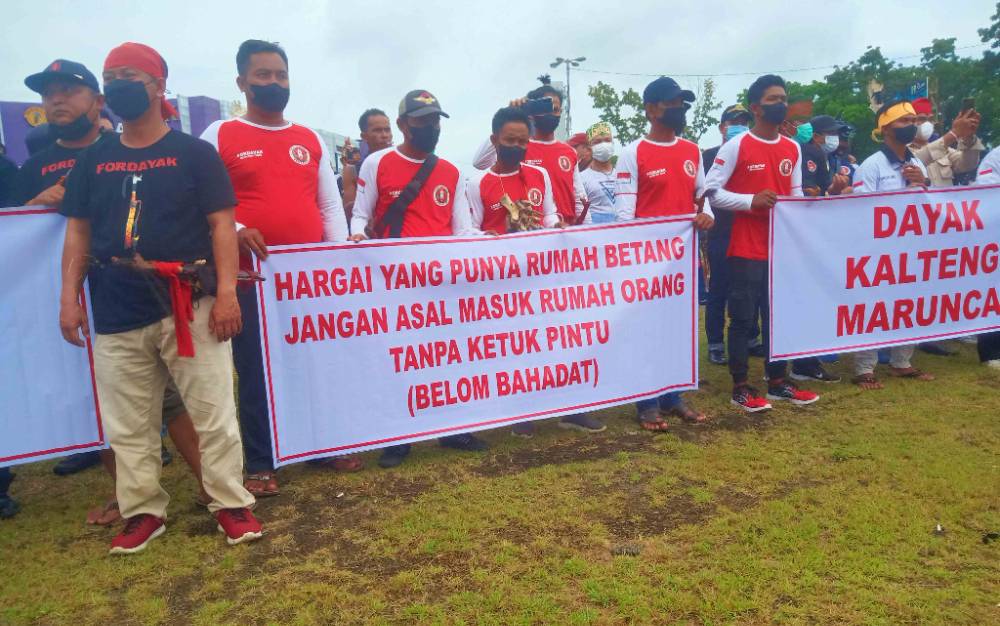 Puluhan Ormas di Kalteng Tolak Keberadaan TBBR