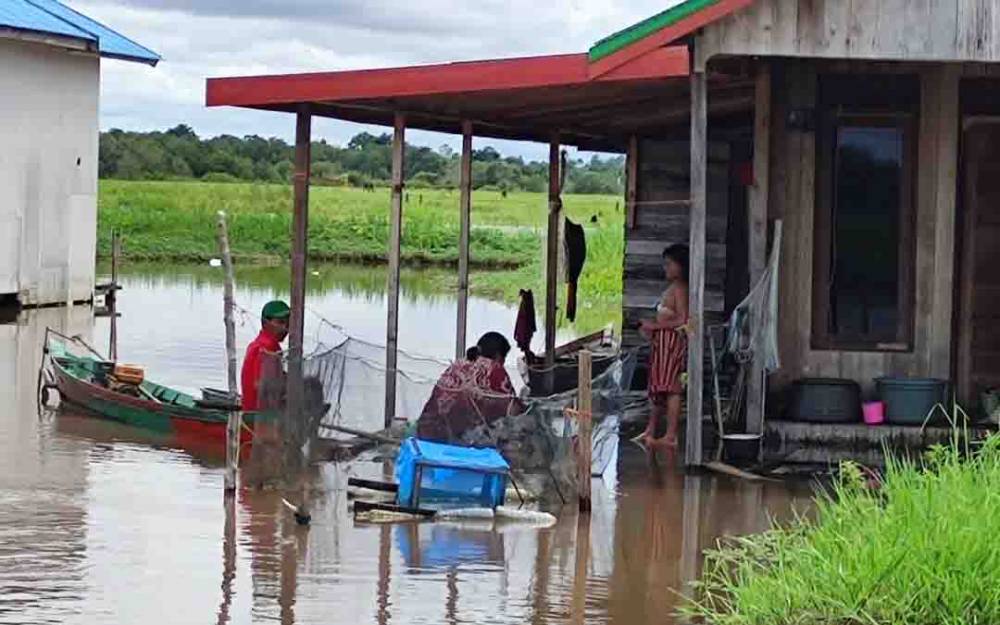 Kondisi Banjir Palangka Raya Terus Dipantau Secara Berkala