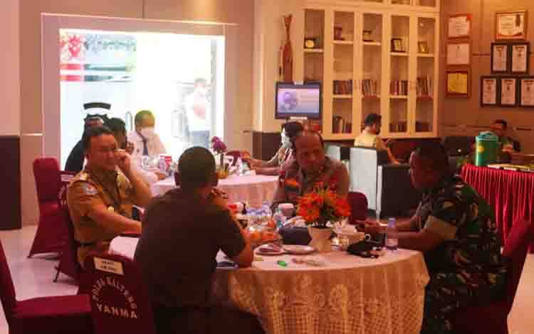 Kapolda Kalteng Coffe Morning Bersama Forkopimda untuk Tingkatkan Sinergitas