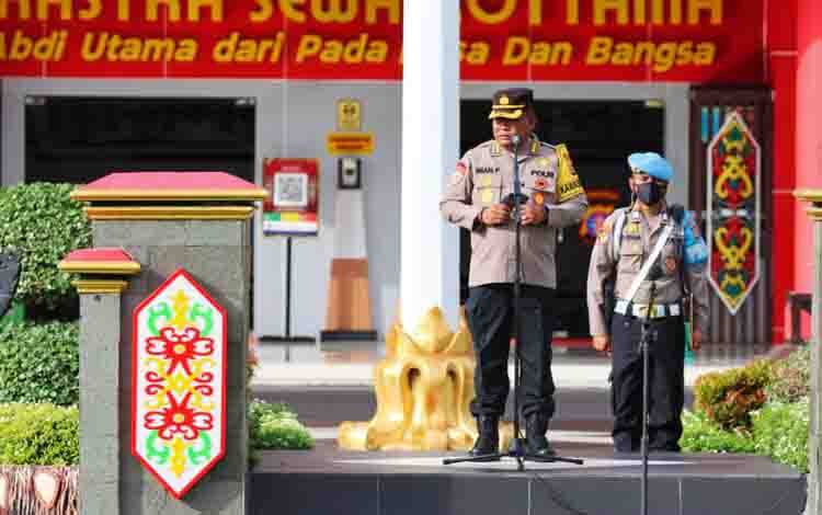 Personel Polda Kalteng Dilarang Cuti Nataru